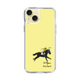 スリムプロテクションケース［ おがわじゅり×デイリー×caseplay - 青毛 - イエロー ］