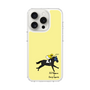 スリムプロテクションケース［ おがわじゅり×デイリー×caseplay - 青毛 - イエロー ］