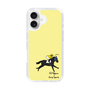 スリムプロテクションケース［ おがわじゅり×デイリー×caseplay - 青毛 - イエロー ］