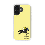 スリムプロテクションケース［ おがわじゅり×デイリー×caseplay - 青毛 - イエロー ］