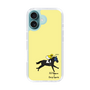 スリムプロテクションケース［ おがわじゅり×デイリー×caseplay - 青毛 - イエロー ］
