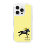 スリムプロテクションケース［ おがわじゅり×デイリー×caseplay - 青毛 - イエロー ］
