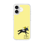 スリムプロテクションケース［ おがわじゅり×デイリー×caseplay - 青毛 - イエロー ］