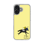 スリムプロテクションケース［ おがわじゅり×デイリー×caseplay - 青毛 - イエロー ］