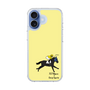 スリムプロテクションケース［ おがわじゅり×デイリー×caseplay - 青毛 - イエロー ］