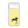 スリムプロテクションケース［ おがわじゅり×デイリー×caseplay - 青毛 - イエロー ］