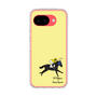 スリムプロテクションケース［ おがわじゅり×デイリー×caseplay - 青毛 - イエロー ］