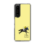 スリムプロテクションケース［ おがわじゅり×デイリー×caseplay - 青毛 - イエロー ］