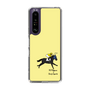 スリムプロテクションケース［ おがわじゅり×デイリー×caseplay - 青毛 - イエロー ］
