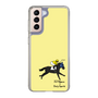 スリムプロテクションケース［ おがわじゅり×デイリー×caseplay - 青毛 - イエロー ］