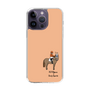 スリムプロテクションケース［ おがわじゅり×デイリー×caseplay - 栃栗毛 - オレンジ ］
