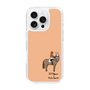 スリムプロテクションケース［ おがわじゅり×デイリー×caseplay - 栃栗毛 - オレンジ ］