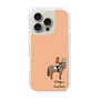 スリムプロテクションケース［ おがわじゅり×デイリー×caseplay - 栃栗毛 - オレンジ ］