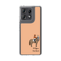スリムプロテクションケース［ おがわじゅり×デイリー×caseplay - 栃栗毛 - オレンジ ］