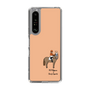 スリムプロテクションケース［ おがわじゅり×デイリー×caseplay - 栃栗毛 - オレンジ ］