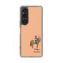 スリムプロテクションケース［ おがわじゅり×デイリー×caseplay - 栃栗毛 - オレンジ ］