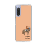 スリムプロテクションケース［ おがわじゅり×デイリー×caseplay - 栃栗毛 - オレンジ ］