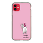 スリムプロテクションケース［ おがわじゅり×デイリー×caseplay - 白毛 - ピンク ］