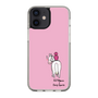 スリムプロテクションケース［ おがわじゅり×デイリー×caseplay - 白毛 - ピンク ］