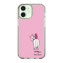 スリムプロテクションケース［ おがわじゅり×デイリー×caseplay - 白毛 - ピンク ］
