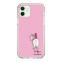 スリムプロテクションケース［ おがわじゅり×デイリー×caseplay - 白毛 - ピンク ］
