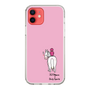 スリムプロテクションケース［ おがわじゅり×デイリー×caseplay - 白毛 - ピンク ］