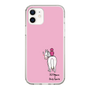 スリムプロテクションケース［ おがわじゅり×デイリー×caseplay - 白毛 - ピンク ］