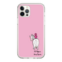 スリムプロテクションケース［ おがわじゅり×デイリー×caseplay - 白毛 - ピンク ］