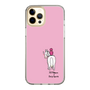 スリムプロテクションケース［ おがわじゅり×デイリー×caseplay - 白毛 - ピンク ］