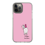 スリムプロテクションケース［ おがわじゅり×デイリー×caseplay - 白毛 - ピンク ］