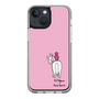 スリムプロテクションケース［ おがわじゅり×デイリー×caseplay - 白毛 - ピンク ］