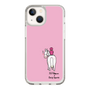 スリムプロテクションケース［ おがわじゅり×デイリー×caseplay - 白毛 - ピンク ］