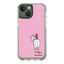 スリムプロテクションケース［ おがわじゅり×デイリー×caseplay - 白毛 - ピンク ］