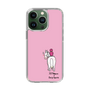 スリムプロテクションケース［ おがわじゅり×デイリー×caseplay - 白毛 - ピンク ］