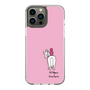 スリムプロテクションケース［ おがわじゅり×デイリー×caseplay - 白毛 - ピンク ］