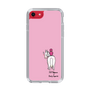 スリムプロテクションケース［ おがわじゅり×デイリー×caseplay - 白毛 - ピンク ］