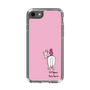 スリムプロテクションケース［ おがわじゅり×デイリー×caseplay - 白毛 - ピンク ］