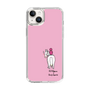スリムプロテクションケース［ おがわじゅり×デイリー×caseplay - 白毛 - ピンク ］