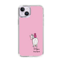 スリムプロテクションケース［ おがわじゅり×デイリー×caseplay - 白毛 - ピンク ］