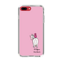 スリムプロテクションケース［ おがわじゅり×デイリー×caseplay - 白毛 - ピンク ］