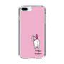 スリムプロテクションケース［ おがわじゅり×デイリー×caseplay - 白毛 - ピンク ］