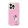 スリムプロテクションケース［ おがわじゅり×デイリー×caseplay - 白毛 - ピンク ］