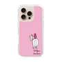 スリムプロテクションケース［ おがわじゅり×デイリー×caseplay - 白毛 - ピンク ］