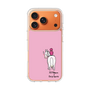 スリムプロテクションケース［ おがわじゅり×デイリー×caseplay - 白毛 - ピンク ］