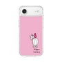 スリムプロテクションケース［ おがわじゅり×デイリー×caseplay - 白毛 - ピンク ］