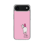 スリムプロテクションケース［ おがわじゅり×デイリー×caseplay - 白毛 - ピンク ］