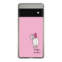 スリムプロテクションケース［ おがわじゅり×デイリー×caseplay - 白毛 - ピンク ］