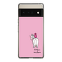 スリムプロテクションケース［ おがわじゅり×デイリー×caseplay - 白毛 - ピンク ］