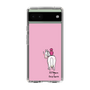 スリムプロテクションケース［ おがわじゅり×デイリー×caseplay - 白毛 - ピンク ］
