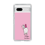 スリムプロテクションケース［ おがわじゅり×デイリー×caseplay - 白毛 - ピンク ］